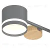 Люстра на штанге Reluce 68730-0.3-06 GX53 GREY+WOOD 68730-0.3-06 GX53 GREY+WOOD - 2