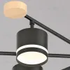 Люстра на штанге Reluce 78730-0.3-08 GX53 BK+WOOD 78730-0.3-08 GX53 BK+WOOD - 2