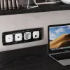 Комплект механизма компьютерной розетки Ambrella Volt RJ-45 (8P8C) CAT6A экранированной с автоматической защитной шторкой OMEGA MO132005 Белый матовый QUANT MO132005 - 1