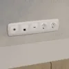 Комплект механизма компьютерной розетки Ambrella Volt RJ-45 (8P8C) CAT6A экранированной с автоматической защитной шторкой OMEGA MO132005 Белый матовый QUANT MO132005 - 2