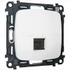 Комплект механизма компьютерной розетки Ambrella Volt RJ-45 (8P8C) CAT6A экранированной с автоматической защитной шторкой OMEGA MO132005 Белый матовый QUANT MO132005 - 6