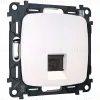 Комплект механизма компьютерной розетки Ambrella Volt RJ-45 (8P8C) CAT6A экранированной с автоматической защитной шторкой OMEGA MO212005 Жемчуг QUANT (OP2120, VM185) MO212005 - 5