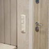 Комплект механизма 2-клавишного перекрестного выключателя Ambrella Volt 10A-250V OMEGA MO323030 Бежевый матовый QUANT (OP3230, VM125) MO323030 - 2