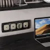 Комплект механизма компьютерной розетки Ambrella Volt RJ-45 (8P8C) CAT6A экранированной с автоматической защитной шторкой OMEGA MO372005 Серо-бежевый матовый QUANT (OP3720, VM185) MO372005 - 2
