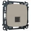 Комплект механизма компьютерной розетки Ambrella Volt RJ-45 (8P8C) CAT6A экранированной с автоматической защитной шторкой OMEGA MO372005 Серо-бежевый матовый QUANT (OP3720, VM185) MO372005 - 6