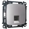 Комплект механизма компьютерной розетки Ambrella Volt RJ-45 (8P8C) CAT6A экранированной с автоматической защитной шторкой OMEGA MO512005 Сталь матовый QUANT (OP5120, VM185) MO512005 - 5