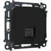 Комплект механизма компьютерной розетки Ambrella Volt RJ-45 (8P8C) CAT6A экранированной с автоматической защитной шторкой OMEGA MO812005 Черный матовый QUANT (OP8120, VM185) MO812005 - 6