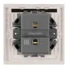Выключатель 1-клавишный (механизм) Stekker Мия 250В 10А RSW10-3103-08 пудровый жемчуг 50472 50472 - 5