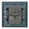 Переключатель 1-клавишный (механизм) Stekker Мия 250В 10A RSW10-3105-05 черный бархат 50447 50447 - 5