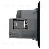 Розетка 1-местная з/ш с/з 16А + USB + Type C (механизм) Stekker Мия 250В 20W RST16-3119-05 черный бархат 50452 50452 - 4