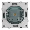 Розетка 1-местная с з/ш б/з (механизм) СЗК Stekker Эмили 250В 16А RST16-5109-10ZK платиново-серый soft touch 50242 50242 - 5