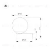 Настольная лампа Arlight SP-ORNELLA-TAB-L150-R125-6W Warm3200-MIX (BR, 300 deg, 230V, TOUCH-DIMM) (IP20 Металл) 059525 059525 - 2