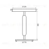 Светильник Arlight SP-ALYSS-TAB-R22.5x30-5W Warm3200-MIX (GR-DG, 110 deg, 230V) (IP20, Мрамор) 061710 061710 - 2