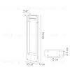 Ландшафтный светильник Arte Lamp Trapezio A2466PA-1BK A2466PA-1BK - 3