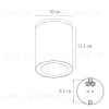 Уличный потолочный светильник Arte Lamp Torcular A1313PF-1BK A1313PF-1BK - 6