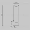 Уличный настенный светильник Maytoni Tube O508WL-L5B3K O508WL-L5B3K - 9