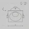 Встраиваемый светильник Maytoni Technical Downlight Zoom DL033-2-01W-1(N) DL033-2-01W-1(N) - 8
