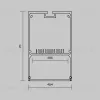 Профиль накладной-подвесной 50х70 (Серебро, 2 м) Maytoni ALM-5070-S-2M 633016 - 6