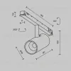 Трековый магнитный светильник Maytoni Technical Focus Led Exility X TR243-4-5WTW-DSZ-B TR243-4-5WTW-DSZ-B - 12