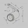 Трековый магнитный светильник Maytoni Technical Focus Zoom Exility X TR244-4-12WTW-DD2-B TR244-4-12WTW-DD2-B - 10