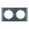 Рамка 2-местная Stekker Мия PFR00-3002-05 черный бархат 50462 50462 - 3