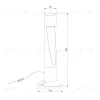 Ландшафтный светильник Elektrostandard Recess 35177/S черный 4690389219412 a072095 4690389219412 - 4