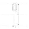 Ландшафтный светильник Elektrostandard Frame 1529 TECHNO LED черный 4690389219122 a072092 4690389219122 - 4