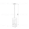 Уличный подвесной светильник Elektrostandard Frame 1528 TECHNO LED черный 4690389219115 a072091 4690389219115 - 4