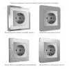 Розетка с заземлением Werkel W1171009 4690389171857 a054534 4690389171857 - 5