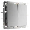 Выключатель двухклавишный Werkel W1120009 4690389157592 a050901 4690389157592 - 1