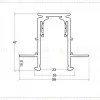 Коннектор угловой внутренний для встраиваемого шинопровода под ГКЛ 9,5 Ambrella Light Magnetic Standard GL3362-9.5 GL3362-9.5 - 1