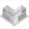 Коннектор угловой для встраиваемого шинопровода под ГКЛ 9,5мм Ambrella Light Magnetic Standard GL3352-9.5 GL3352-9.5 - 6