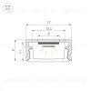 Набор для светодиодной подсветки Arlight ARL-KIT-SLIM-FC 24V Day4000 (14 W/m, IP20, 2m) (Алюминий+пластик) 053437 053437 - 4