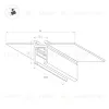 Шинопровод магнитный встраиваемый Arlight MAG-MICROCOSM-TRACK-4115-FDW-1000 (WH) (IP20 Металл) 062319 062319 - 3