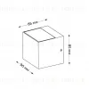 Уличный настенный светильник Italline IT3010 IT3010 - 2