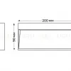 Уличный настенный светильник Italline IT5263 IT5263 - 2