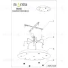 Основание потолочное 8L Mantra Modular Light Florones 9368 9368 - 7