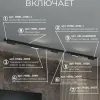 Трековая система со светильниками №4 трехфазная накладная Eldeko (48В, форма - прямая, 3м, 3000K) черная Hesby Lighting HSBL_kompl_E004_NI3B3K HSBL_kompl_E004_NI3B3K - 3