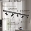 Трековая система со светильниками №3 трехфазная подвесная Eldeko (48В, форма - прямая, 2м, 3000K) черная Hesby Lighting HSBL_kompl_E003_PI2B3K HSBL_kompl_E003_PI2B3K - 3