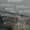 Трековая система со светильниками №6 трехфазная накладная Eldeko (48В, форма - прямая, 3м, 3000K) черная Hesby Lighting HSBL_kompl_E006_NI3B3K HSBL_kompl_E006_NI3B3K - 3