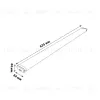 Линейный подвесной светильник Uniel ULO-K21A 20W/5000K/L62/K IP65 WHITE UL-00013699 ULO-K21A 20W/5000K/L62/K IP65 WHITE - 10