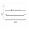 Трековый однофазный светильник заливающего света Lightstar Uno CCT 269006CCT 269006CCT - 2