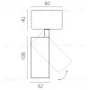 Накладной светильник Lightstar Alta Base A5136SO A5136SO - 2