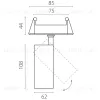 Встраиваемый светильник Lightstar Alta Base A5146RS A5146RS - 2
