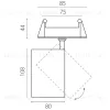 Встраиваемый светильник Lightstar Alta Base A5337RS A5337RS - 2
