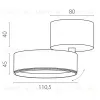 Накладной светильникAlta Pro Lightstar A5637SO A5637SO - 2