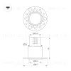 Встраиваемый светильник Arlight MS-INVISIO-TRIMLESS-R55-15W Day4000 (WH-WH, 36 deg, 230V) (IP54 Металл) 061918 061918 - 3