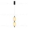 Подвесной светильник Arlight SP-CARAMELA-HANG-R120-7W Warm2700 (BK, 300 deg, 230V) (IP20, Натуральный шелк) 056886 056886 - 1