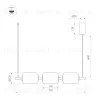 Подвесной светильник Arlight SP-CARAMELA-HANG-L720-12W Warm2700 (BK, 360 deg, 230V) (IP20, Натуральный шелк) 056885 056885 - 4