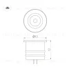 Мебельный светильник Arlight ART-PICCOLO-BUILT-R13-1W Warm3000 (BK, 30 deg, 3V) (IP40 Металл) 061671 061671 - 4